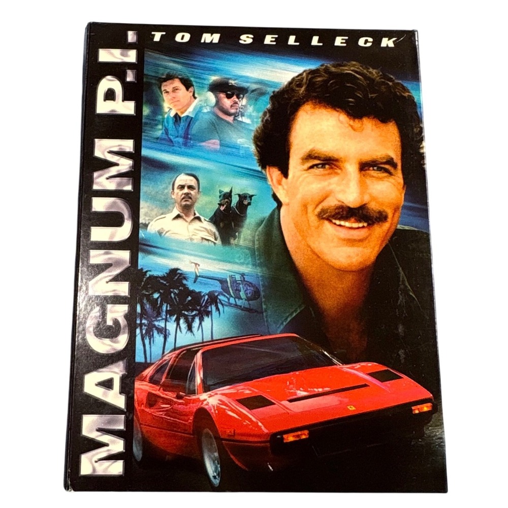 Magnum P.I. The Complete First Season DVD Box Set Tom Selleck 4-Disc 2004